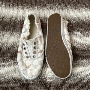 Coach slip ons